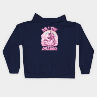 Am I the Drama Xenomorph Queen Kids Hoodie